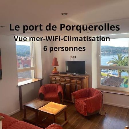 Ile De Porquerolles : T3 Climatise Vue Mer エクステリア 写真